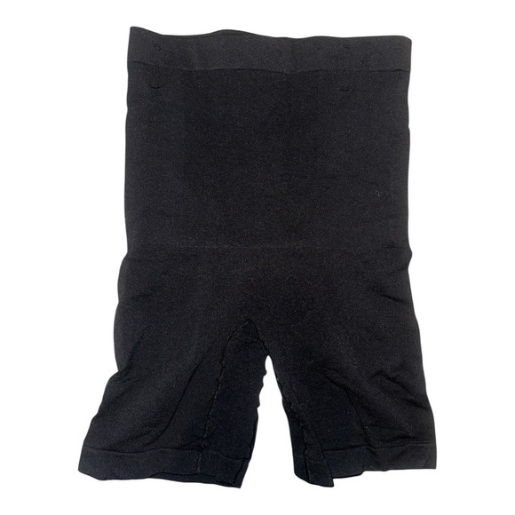 Empetua All Day Every Day High Waisted Black Shaper Shorts, XL/XXL - Picture 2 of 7